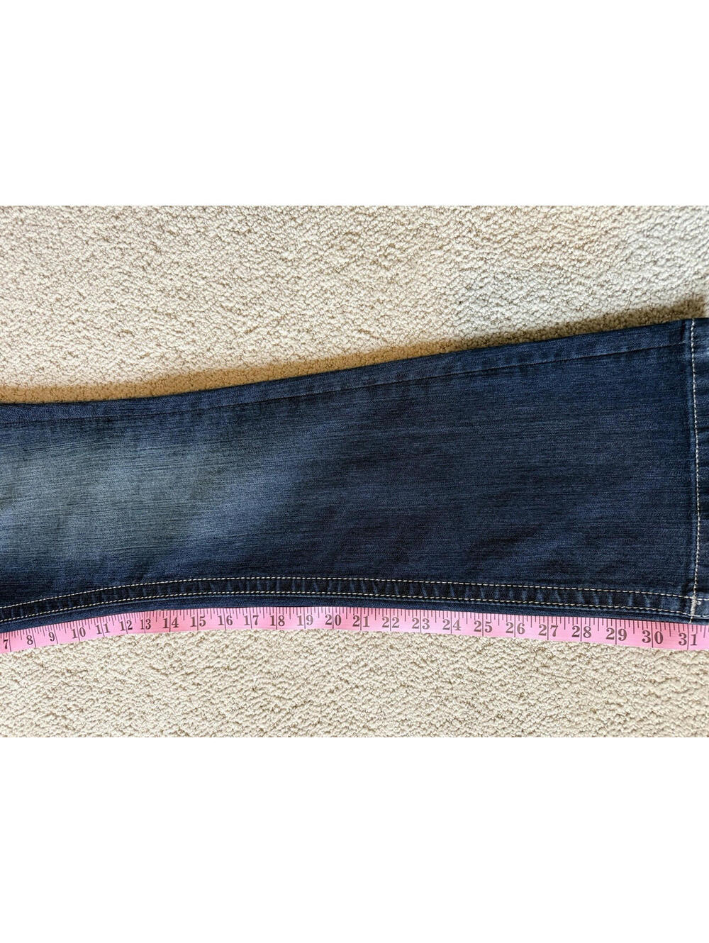 Miss Me Mid-Rise Easy Boot Jeans 28 x 31 Dark Wash Blue Denim JE8221ER - Picture 10 of 14
